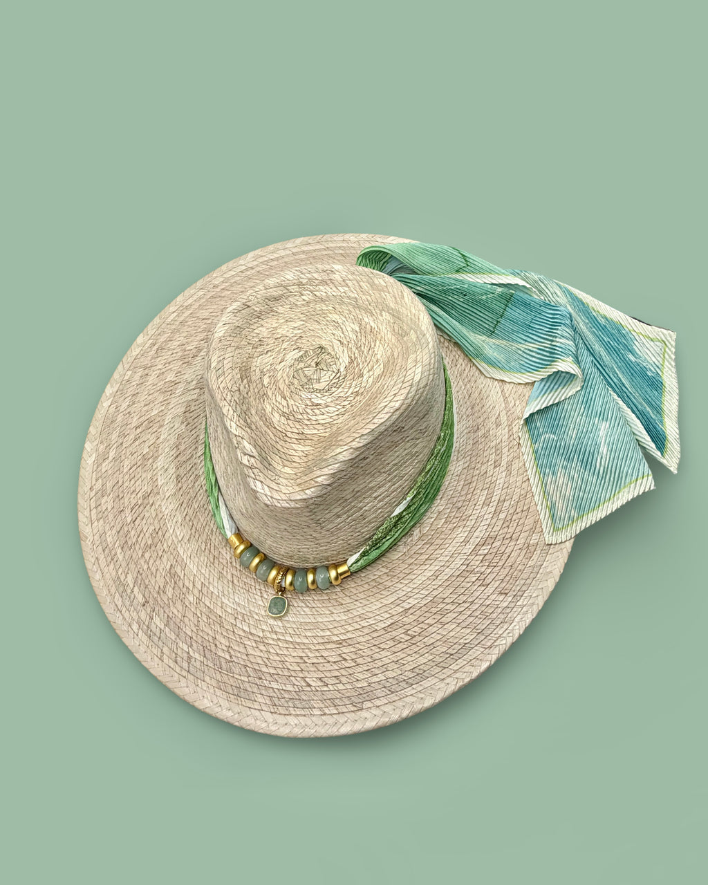 Beaded & Pleated Hat Bands