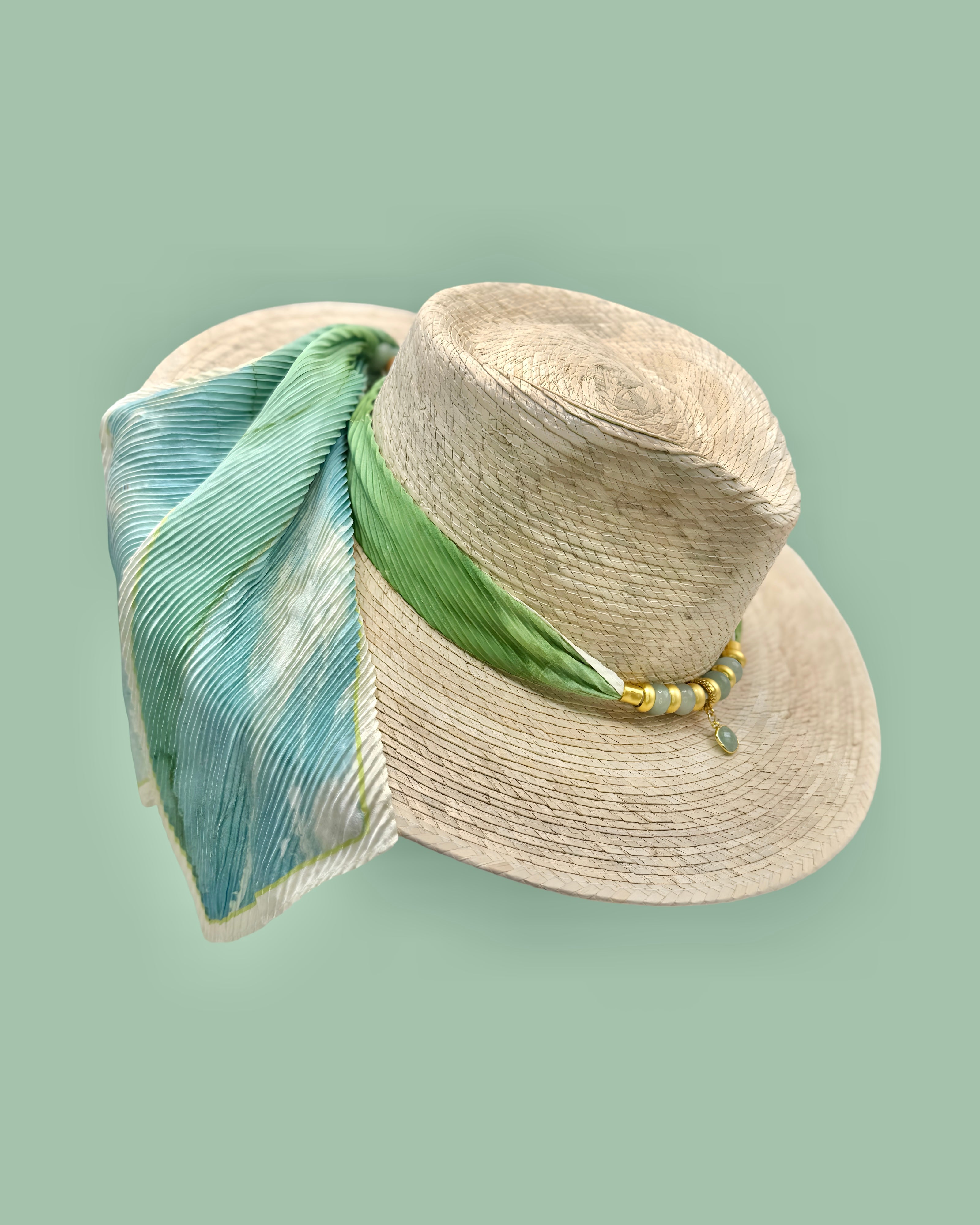 Beaded & Pleated Hat Bands